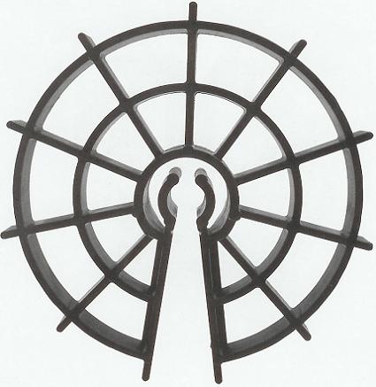 Click here to leave the wheel spacer page and return to the rebar spacers menu Wheel spacers or circular rebar spacers, blocos de cobertura vergalhão